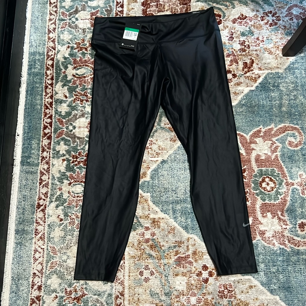Black Leggings By Nike. Nwt. Size Xl